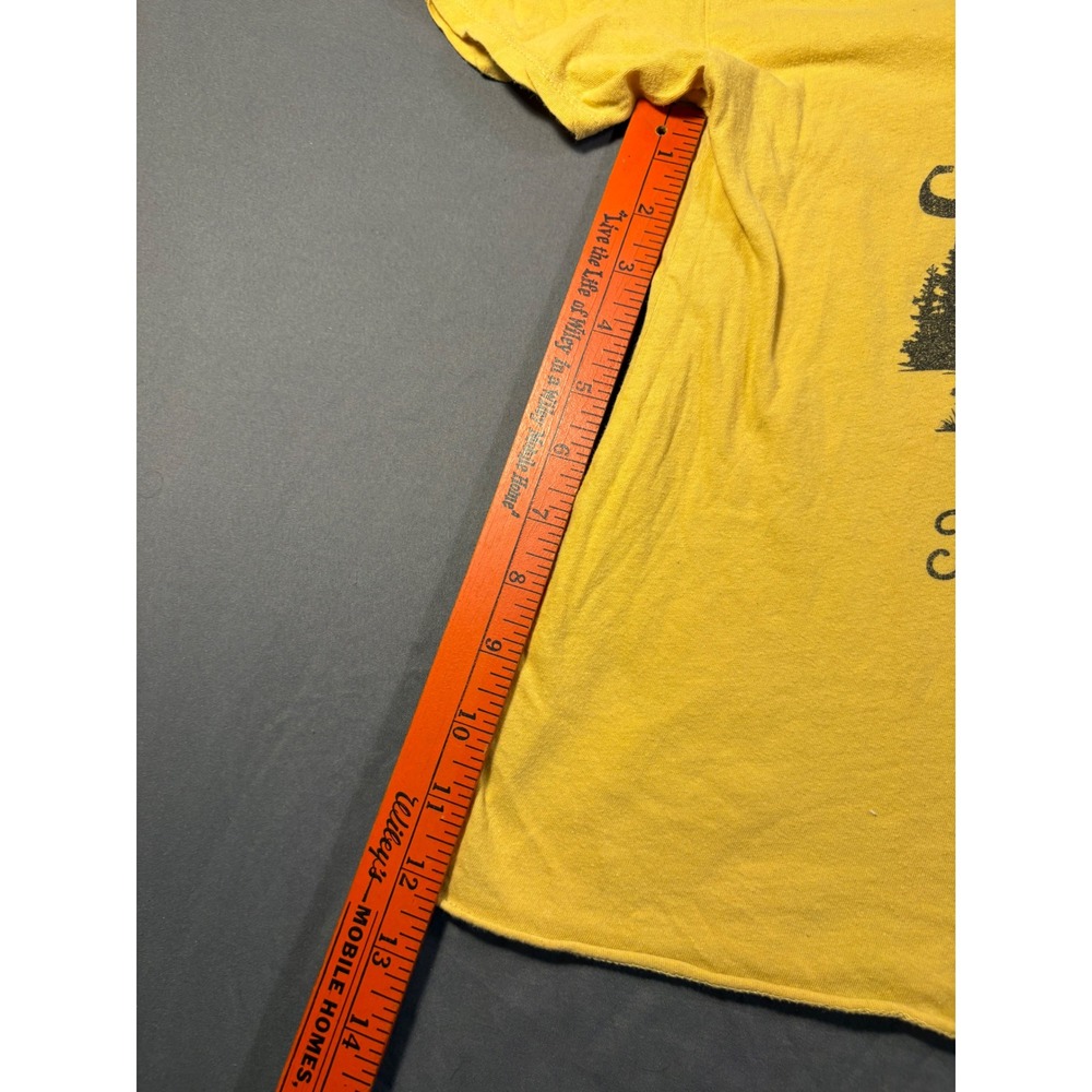 GM Chevrolet Country Roads Take Me Home Yellow Graphic Tee Shirt Medium Cotton - Picture 5 of 10
